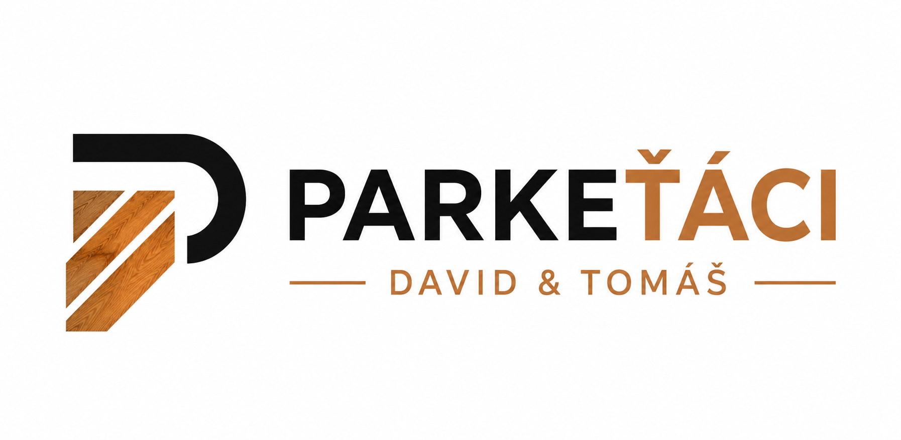 Logo Parkeťáci - renovace parket a dřevěných podlah